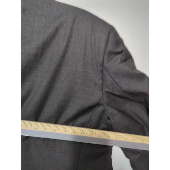 Jack‎ Victor Loro Piana Mens Wool Blazer Jacket 3 Button Gray Size 46 Long - Picture 8 of 11